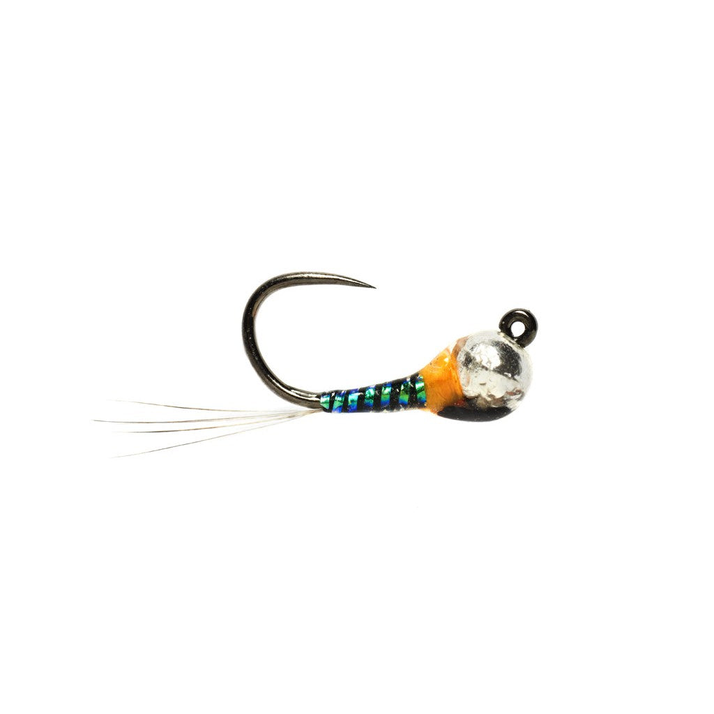 Pearl & Orange Jig Barbless